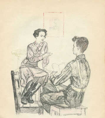 Пахомов Алексей Фёдорович. Шесть иллюстраций к книге Н.А. Островского «Как закалялась сталь» (Л.: Детгиз, 1948) 